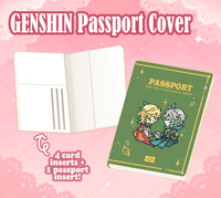 Image 3 of V2 Genshin Passport Covers ✦ Genshin Impact