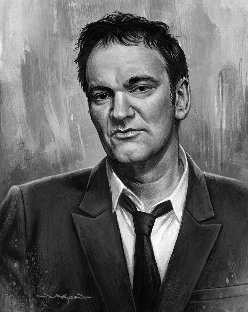 "Directors: Tarantino" - 8" x 10" original acrylic painting