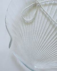 Image 3 of Vintage Glass Shell Plate
