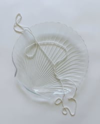 Image 1 of Vintage Glass Shell Plate
