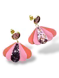 Boucles Ibiza petit - sunset corail