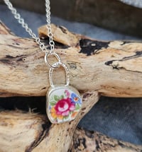 Image 1 of Rose Necklace- Vintage China 
