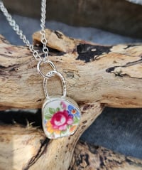 Image 2 of Rose Necklace- Vintage China 
