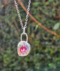 Image 3 of Rose Necklace- Vintage China 