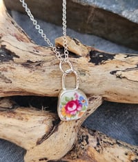 Image 4 of Rose Necklace- Vintage China 