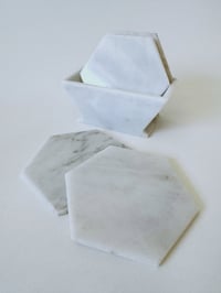Image 3 of Vintage Stone Coaster Set