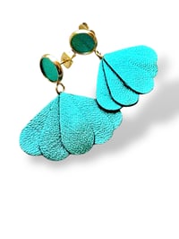 Boucles Ibiza petit - vert metal
