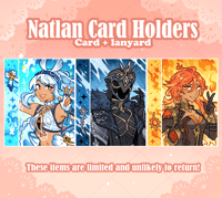 Natlan Card Holders ✦ Genshin Impact