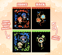 Image 2 of Wanderer & Nahida Ragbros Totes ✦ Genshin Impact