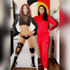 WWE Victoria Black Gear Life-Size Cardboard Standup + Free Signed 8x10