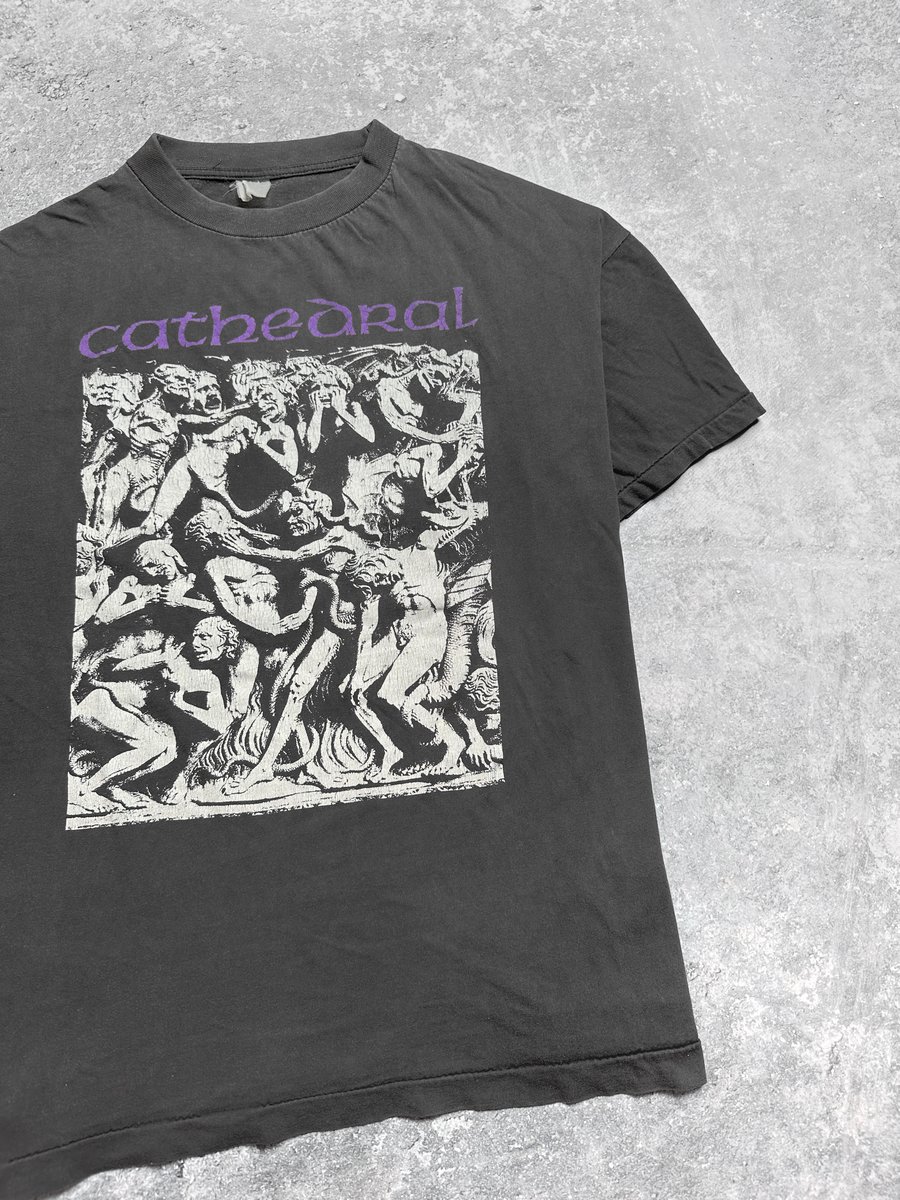 Rare* Cathedral 1990 'In Memoriam' T-Shirt | NLVintage