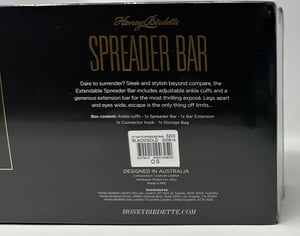 Image of  Honey Birdette Leather Spreader Bar Gold Hardware - NEW - Free Shipping