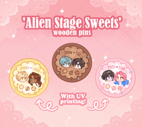 ALST Sweets Wooden Pins ✦ Alien Stage