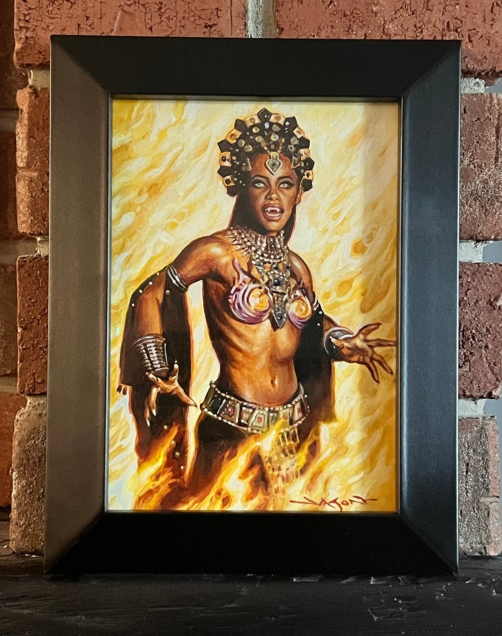 "Akasha" - 5" x 7" original acrylic painting