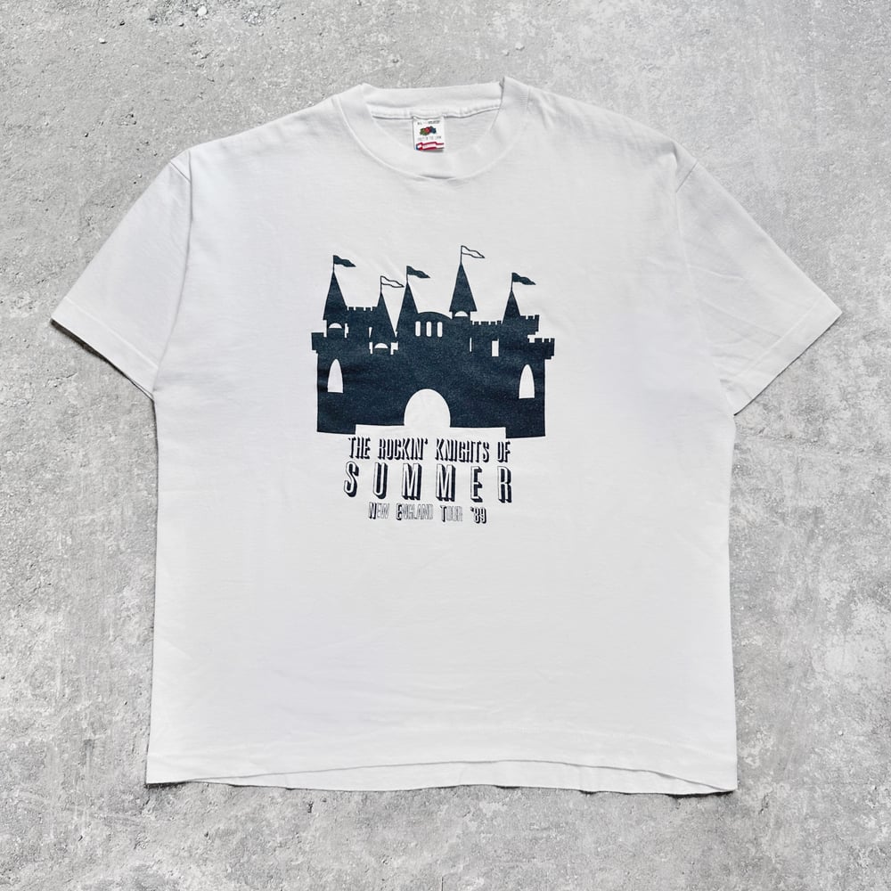 *Rare* The Rockin’ Knights Of Summer 1989 ‘New England Tour’ White T-Shirt