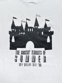 Image 5 of *Rare* The Rockin’ Knights Of Summer 1989 ‘New England Tour’ White T-Shirt