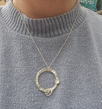 Image 4 of Moonstone Trio Necklace 