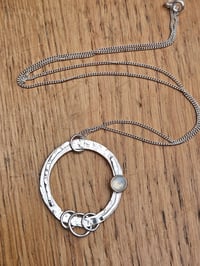 Image 2 of Moonstone Trio Necklace 