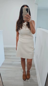 Image 3 of Lacey verticle stripe dress
