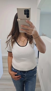 Image 2 of Lianne sweetheart sweater