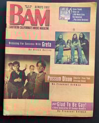 Bam Magazine Cover is GRETA & Possum Dixon Nov. 1993