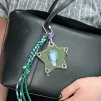 Image 3 of Pierced Star Bag Charm 01