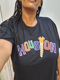 Image 1 of Houston Screw (orange)  Multi Color Tshirt