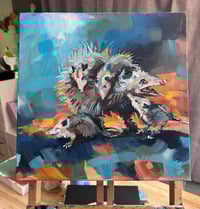 Image 1 of Carry-On – cute opossum painting
