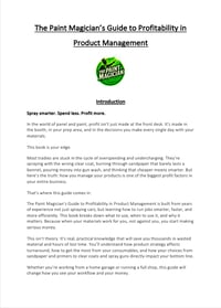 Image 2 of The Paint Magicians Guide To Profitability: Product Management e-Book (USD)