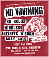 NO WARNING + supports || 2nd July 2025, Brighton
