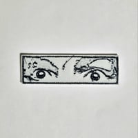 Image 2 of Charles Manson Eyes Embroidered Patch