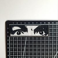 Image 3 of Charles Manson Eyes Embroidered Patch