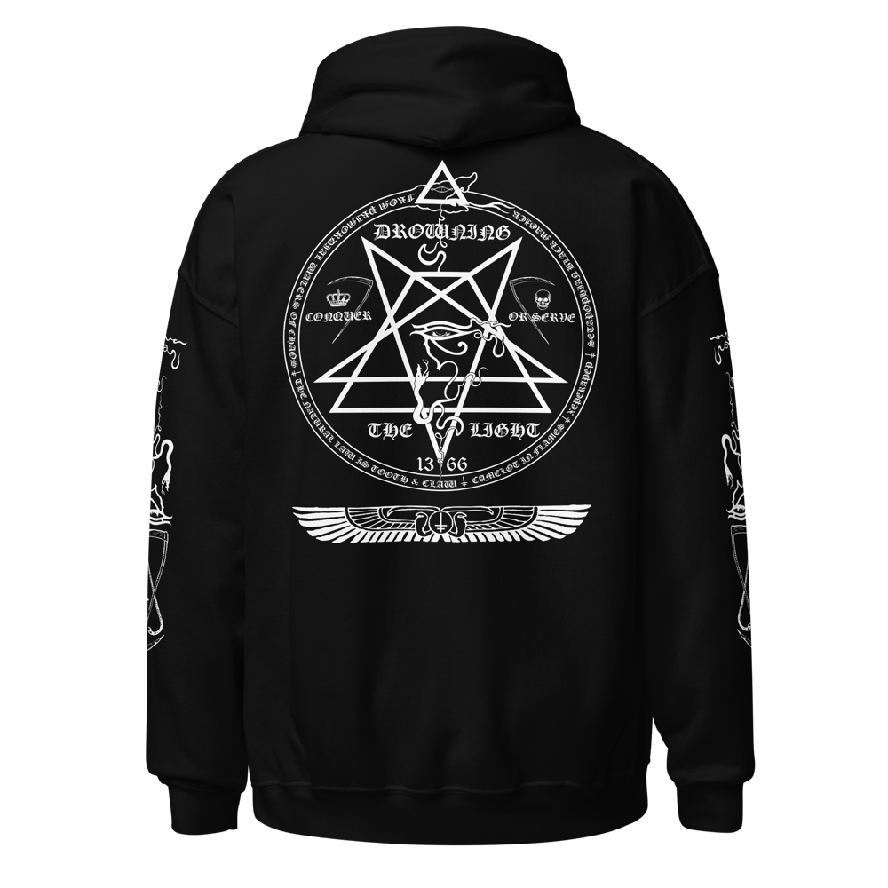 Drowning the Light - "Conquer or Serve" hoodie