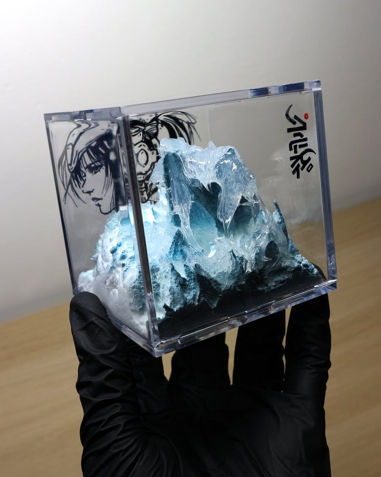 Image of "DRIFTER" - Original CUBE painting #024