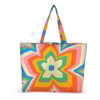 Image 1 of Wild Pansy Beach Bag