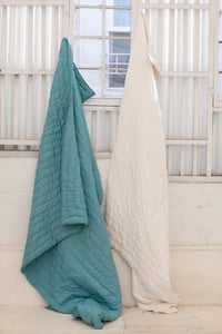 Image 1 of Turquoise Solid Quilt