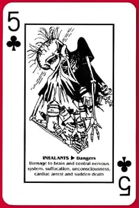 Image 5 of Death On Drugs Playing Cards Sealed Deck Anti-Drug Playing Cards
