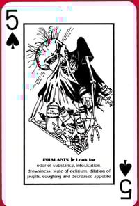 Image 7 of Death On Drugs Playing Cards Sealed Deck Anti-Drug Playing Cards