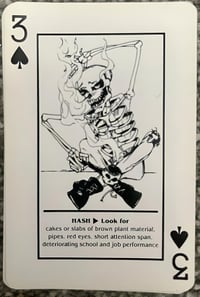 Image 9 of Death On Drugs Playing Cards Sealed Deck Anti-Drug Playing Cards