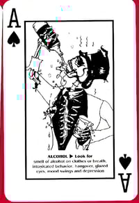 Image 10 of Death On Drugs Playing Cards Sealed Deck Anti-Drug Playing Cards