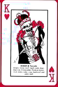Image 16 of Death On Drugs Playing Cards Sealed Deck Anti-Drug Playing Cards