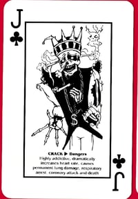 Image 18 of Death On Drugs Playing Cards Sealed Deck Anti-Drug Playing Cards