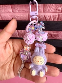 Image 1 of Labubu beaded Keychain Collection