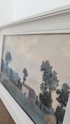 Aquarelle encadrée 