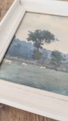 Aquarelle encadrée 