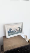 Aquarelle encadrée 