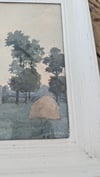 Aquarelle encadrée 