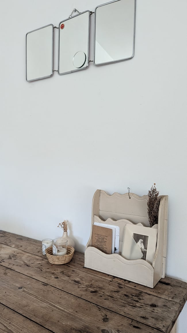 Range courrier crème 