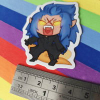 Image 3 of mini Berserk Banana Saïx Sticker
