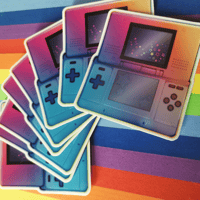Image 1 of Rainbow DS Sticker